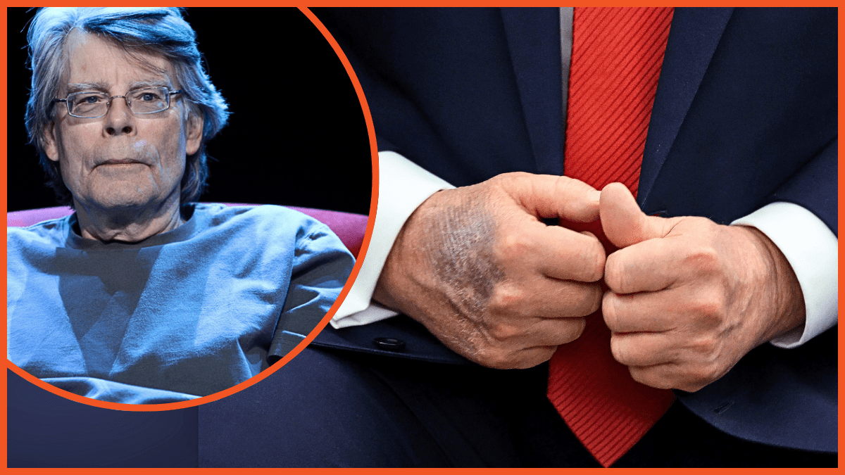 Stephen King, Donald Trump via Getty Images, Ulf Anderson, Chip Somodevilla