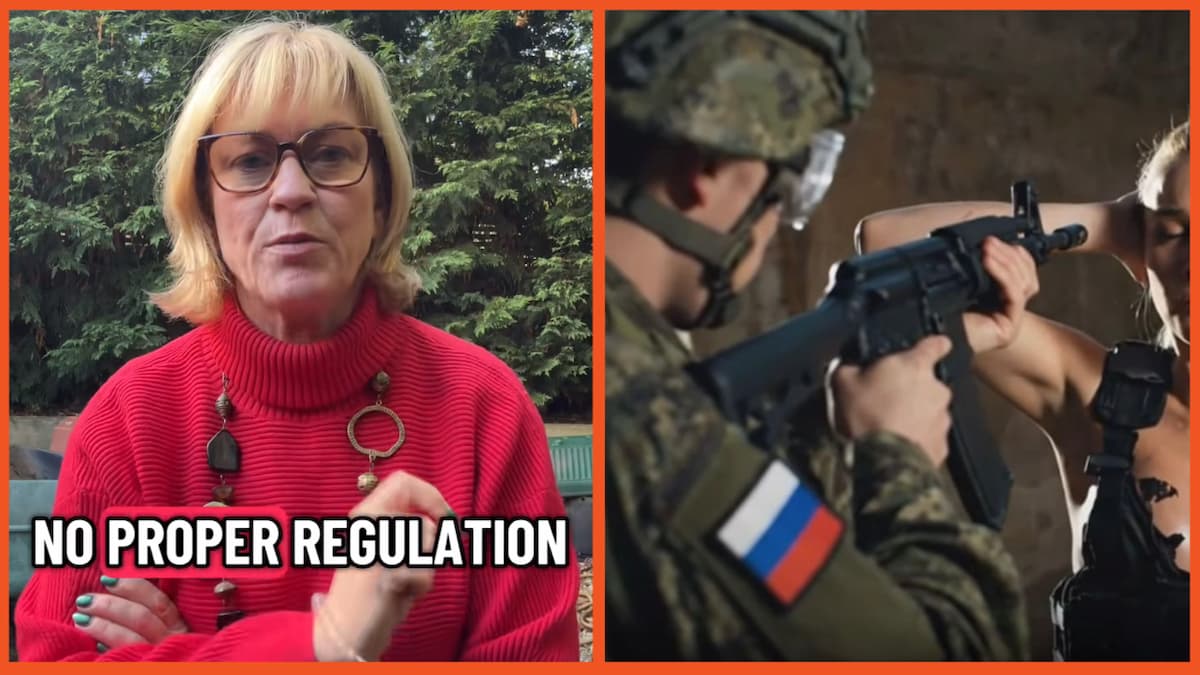 AI generated video of woman