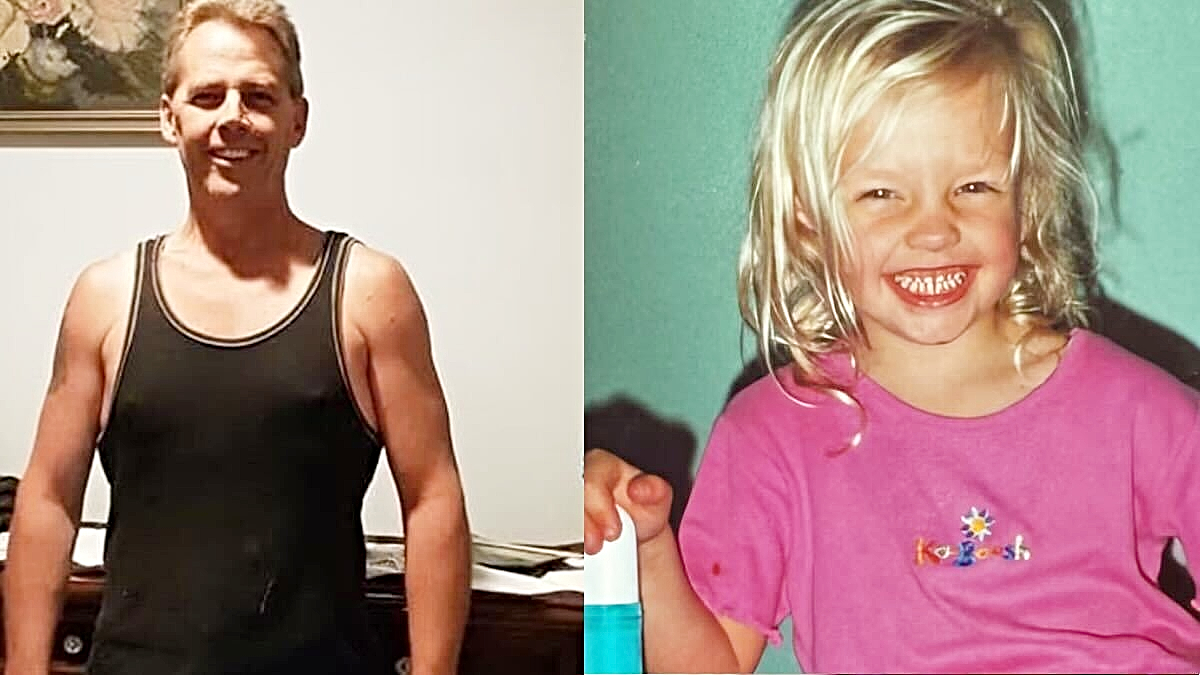 David Hume (left) and Neveah Jett as a child (right)