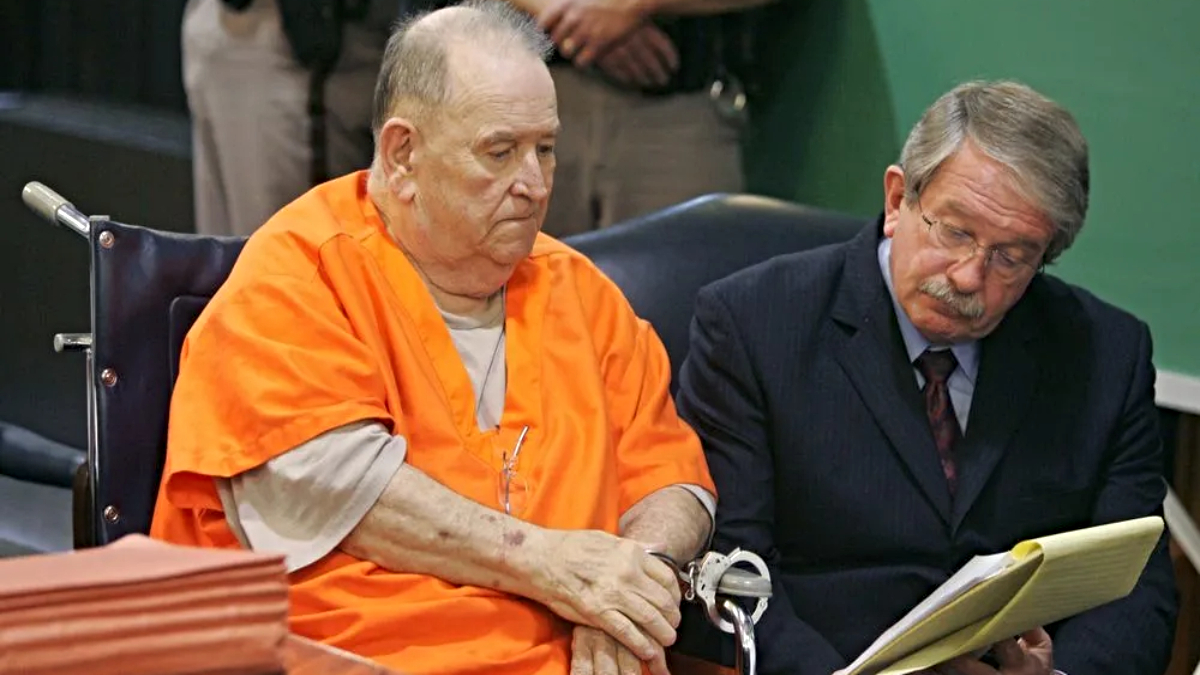 Serial killer Ed Edwards during his trial