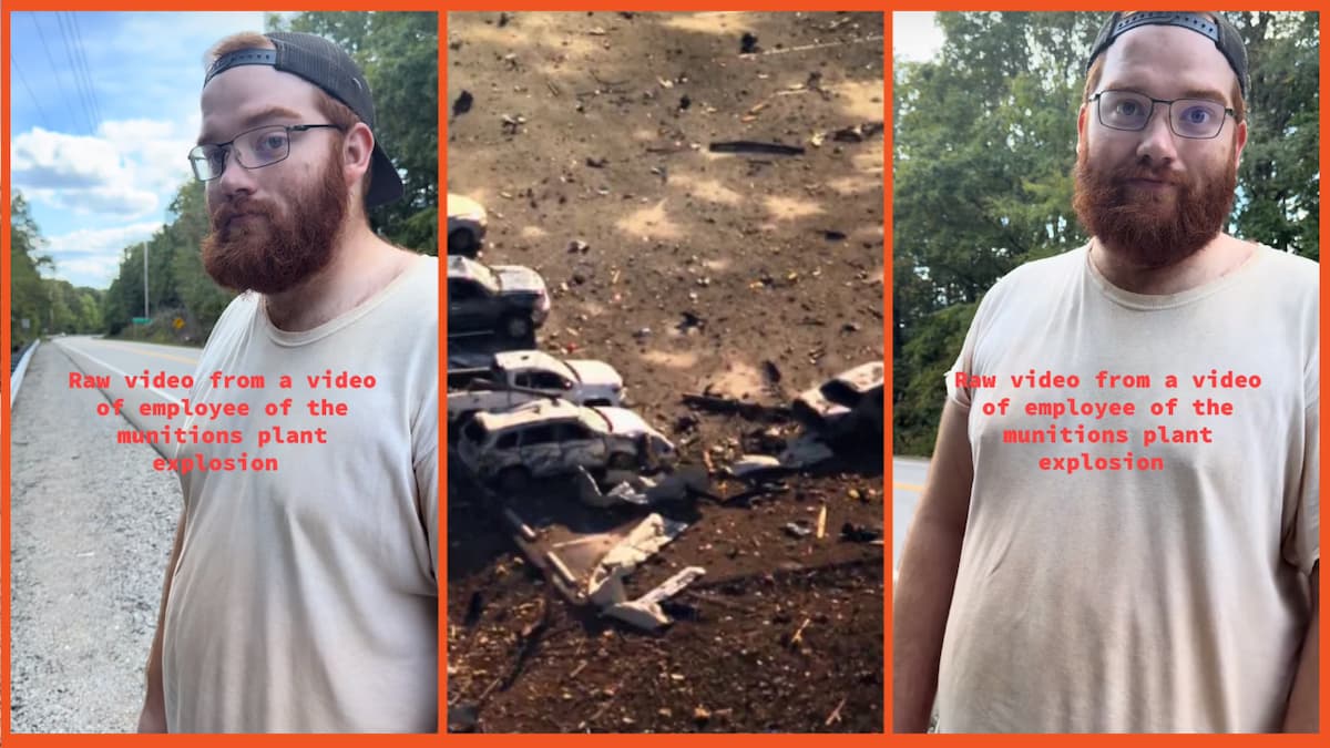 Survivor of factory explosion on TikTok