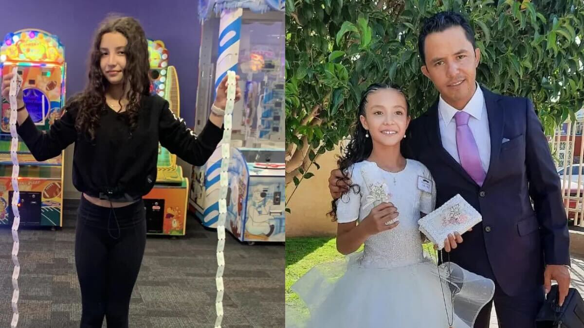 Paloma Nicole Arellano Escobedo and her dad, Carlos Arellano