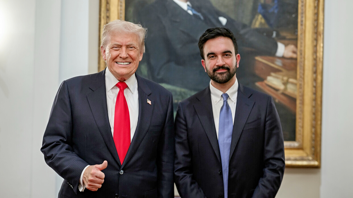 Donald Trump and Zohran Mamdani after Friday White House meeting