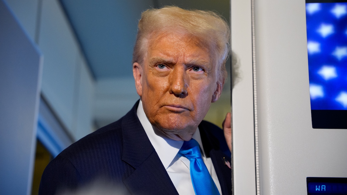 President Trump Departs Japan For Korea During Asia Trip