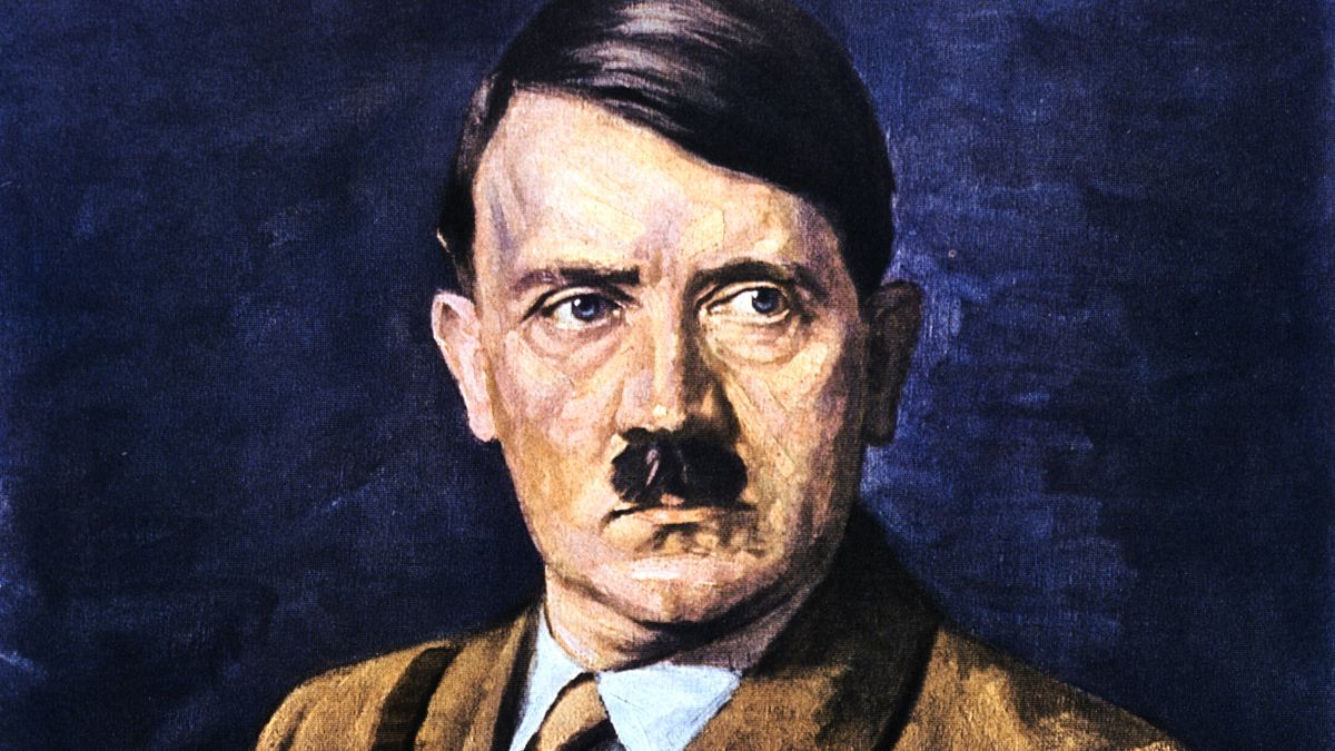 Copy of painting of Adolf Hitler from the book Adolf Hitler--Bilder Aus Dem Leben Des Fuehrers.