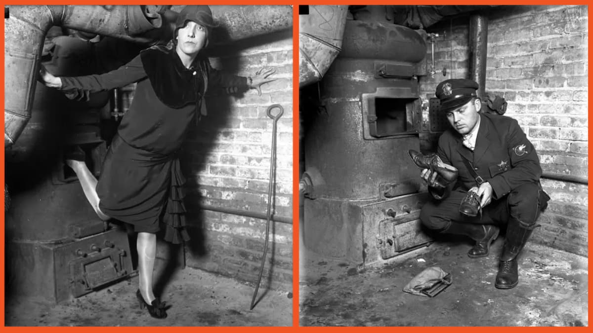 Detectives and police investigating the case of Elfrieda Knaak