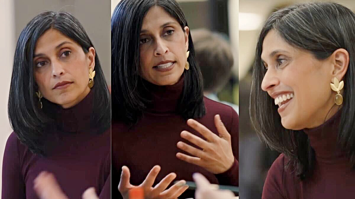 Usha Vance showed up without her wedding ring