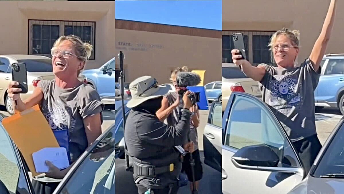 California MAGA Karen racist attack