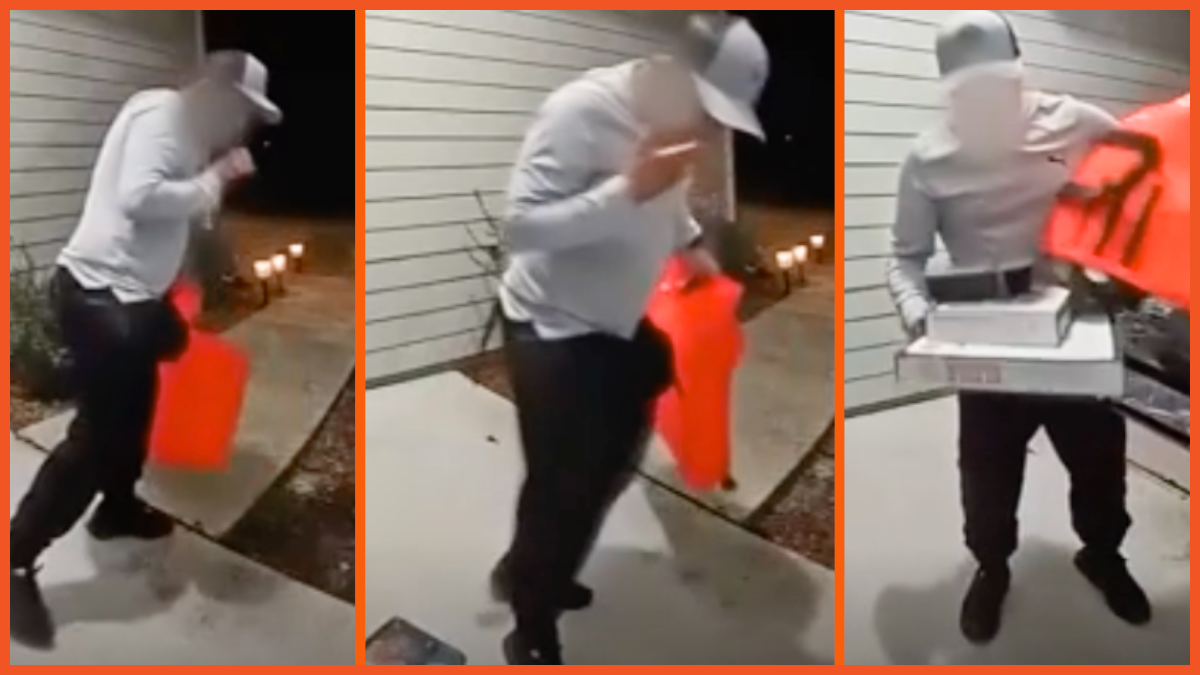 Florida DoorDash delivery via Treena Brown, Social Media