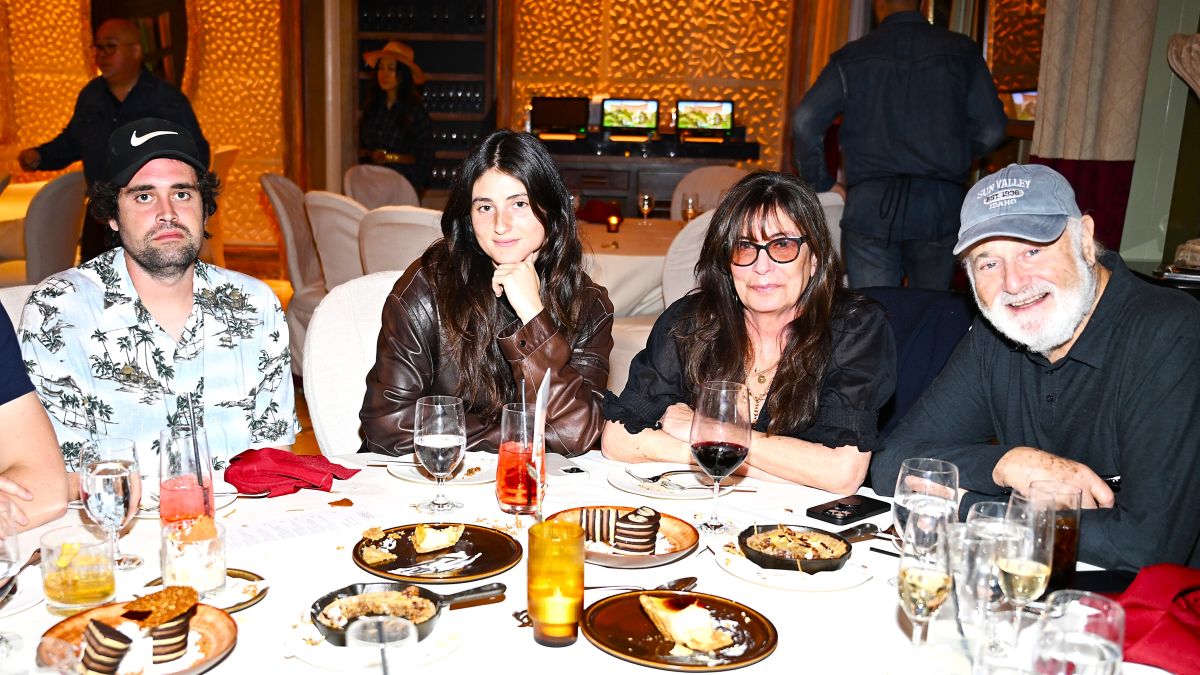 Nick Reiner, Romy Reiner, Michele Singer Reiner and Rob Reiner attend Four Sixes Ranch Steakhouse pop-up grand opening at Wynn Las Vegas on September 14, 2024 in Las Vegas, Nevada. (Photo by Denise Truscello/Getty Images for Wynn Las Vegas )