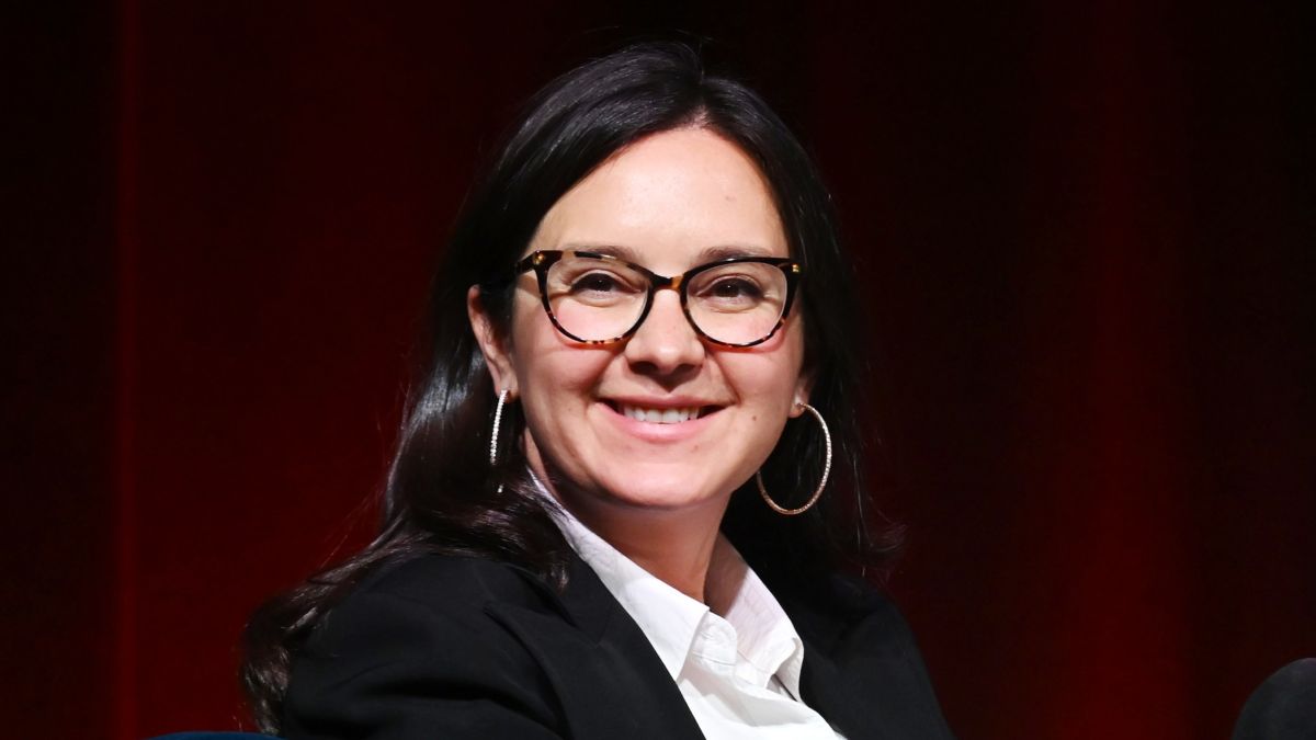 Bari Weiss speaks onstage during Book Club Event With Peggy Noonan on November 19, 2024 in New York City. (Photo by Noam Galai/Getty Images for The Free Press)