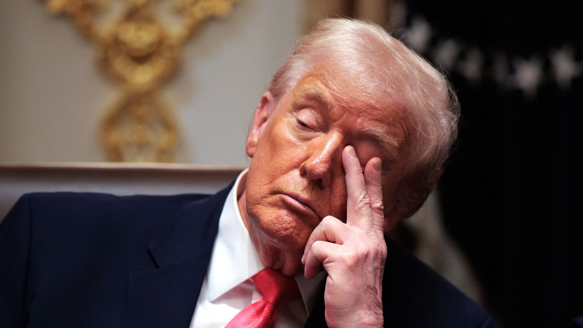 U.S. President Donald Trump attends a meeting of his Cabinet in the Cabinet Room of the White House on December 02, 2025 in Washington, DC. A bipartisan Congressional investigation has begun regarding Secretary of War Pete Hegseth's role in ordering U.S. military strikes on small boats in the waters off Venezuela that have killed scores of people, which Hegseth said are intended "to stop lethal drugs, destroy narco-boats and kill the narco-terrorists who are poisoning the American people.” (Photo by Chip Somodevilla/Getty Images)