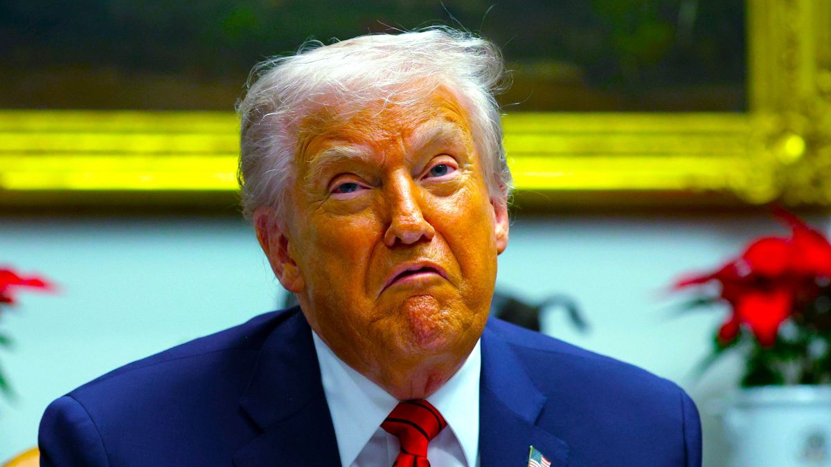 U.S. President Donald Trump speaks during a roundtable discussion with top business leaders in the Roosevelt Room at the White House on December 10, 2025 in Washington, DC. During the roundtable, Trump addressed questions on the Federal Reserve’s latest decision to cut interest rates and reports that the U.S. seized an oil tanker off the coast of Venezuela, among other topics. (Photo by Alex Wong/Getty Images)