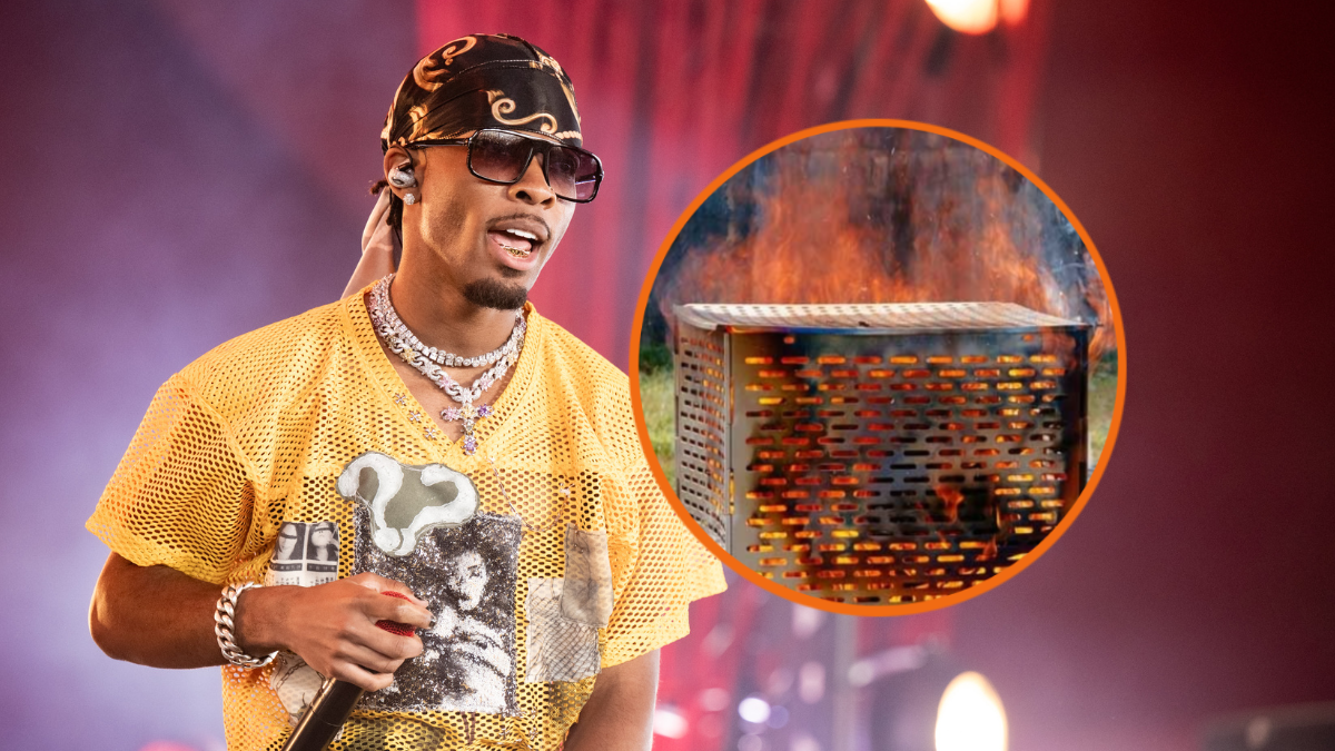 d4vdperforms during the 2025 Coachella Valley Music And Arts Festival Weekend 2 - Day 1 on April 18, 2025 in Indio, California. (Photo by Timothy Norris/Getty Images for Coachella)