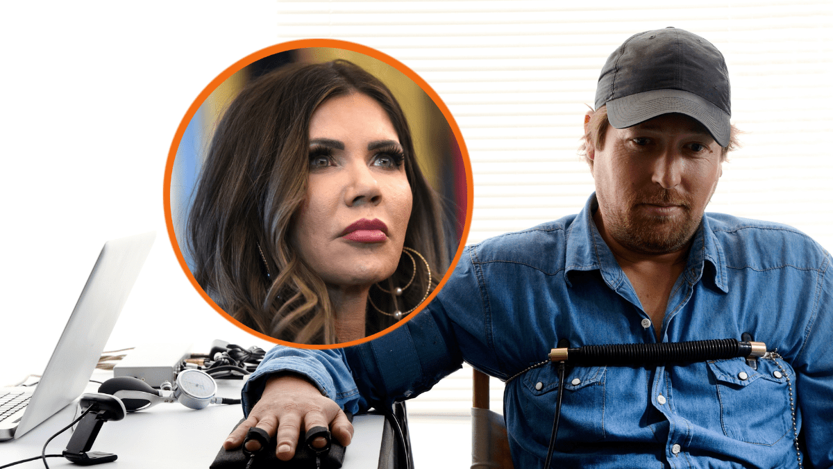 U.S. Homeland Security Secretary Kristi Noem attends a meeting of the White House Task Force on the FIFA World Cup 2026 in the Oval Office of the White House on November 17, 2025 in Washington, DC. The task force was created to oversee security, logistics, and federal government support for the 2025 Club World Cup and the 2026 FIFA World Cup, jointly hosted by the United States. (Photo by Win McNamee/Getty Images)