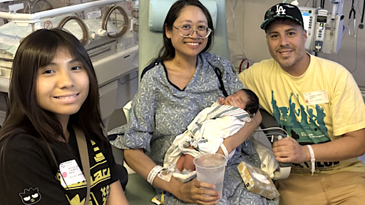 Suze Lopez and family via Cedars-Sinai