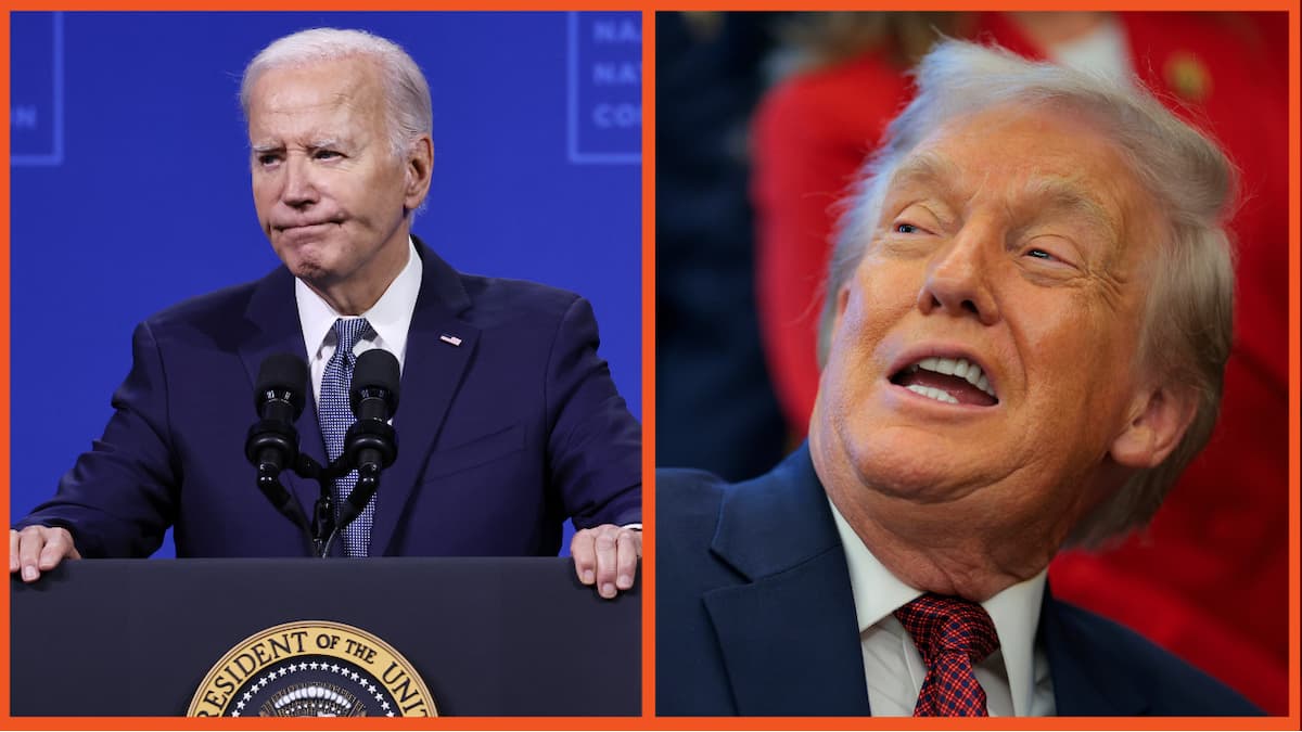 Joe Biden and Donald Trump