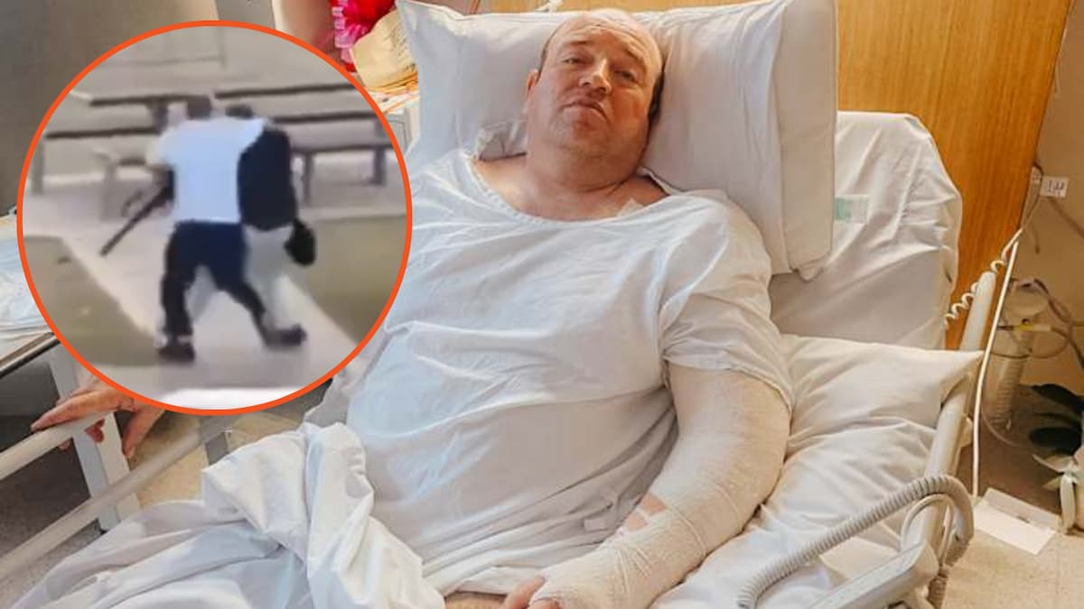 Ahmed al Ahmed after disarming attacker on Bondi Beach