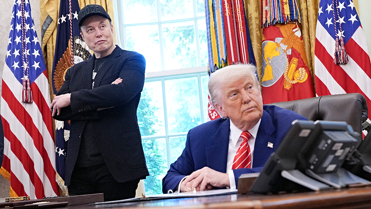 Elon Musk claims people protecting sex offenders are pure evil while protecting Donald Trump himself.