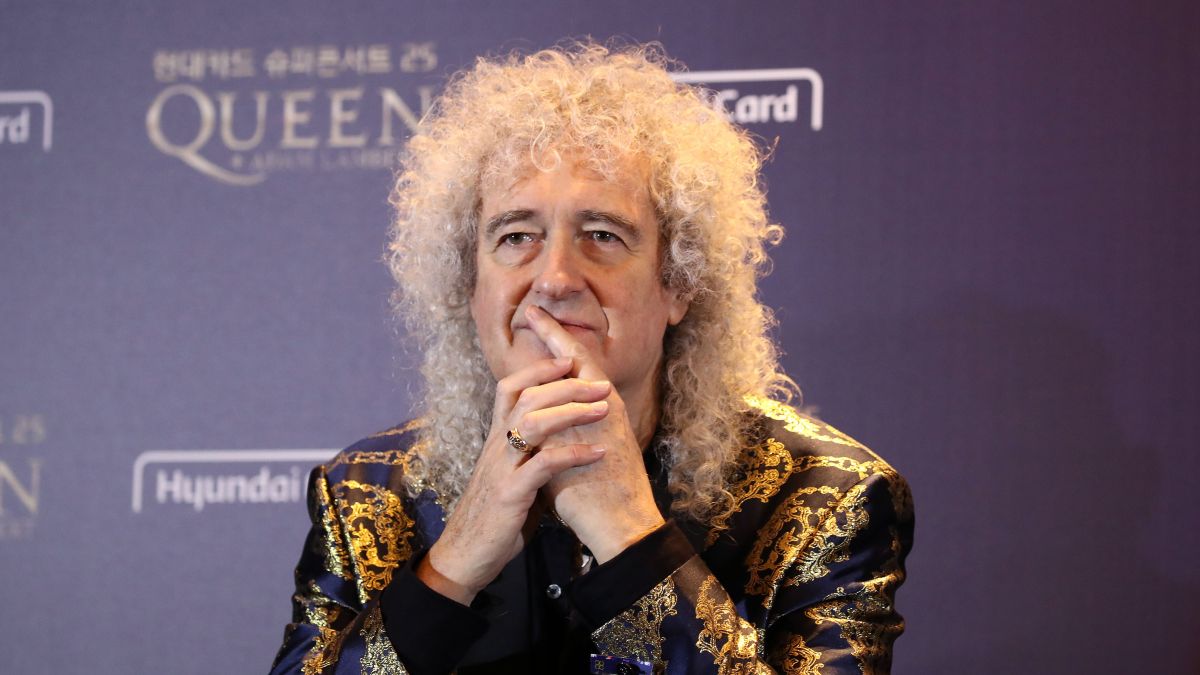 Brian May of Queen attends the press conference ahead of the Rhapsody Tour at Conrad Hotel on January 16, 2020 in Seoul, South Korea. The band Queen is in Seoul for their Asian leg of 'Rhapsody' tour, and is scheduled to perform on January 16 and 18 joined by Adam Lambert. (Photo by Chung Sung-Jun/Getty Images)
