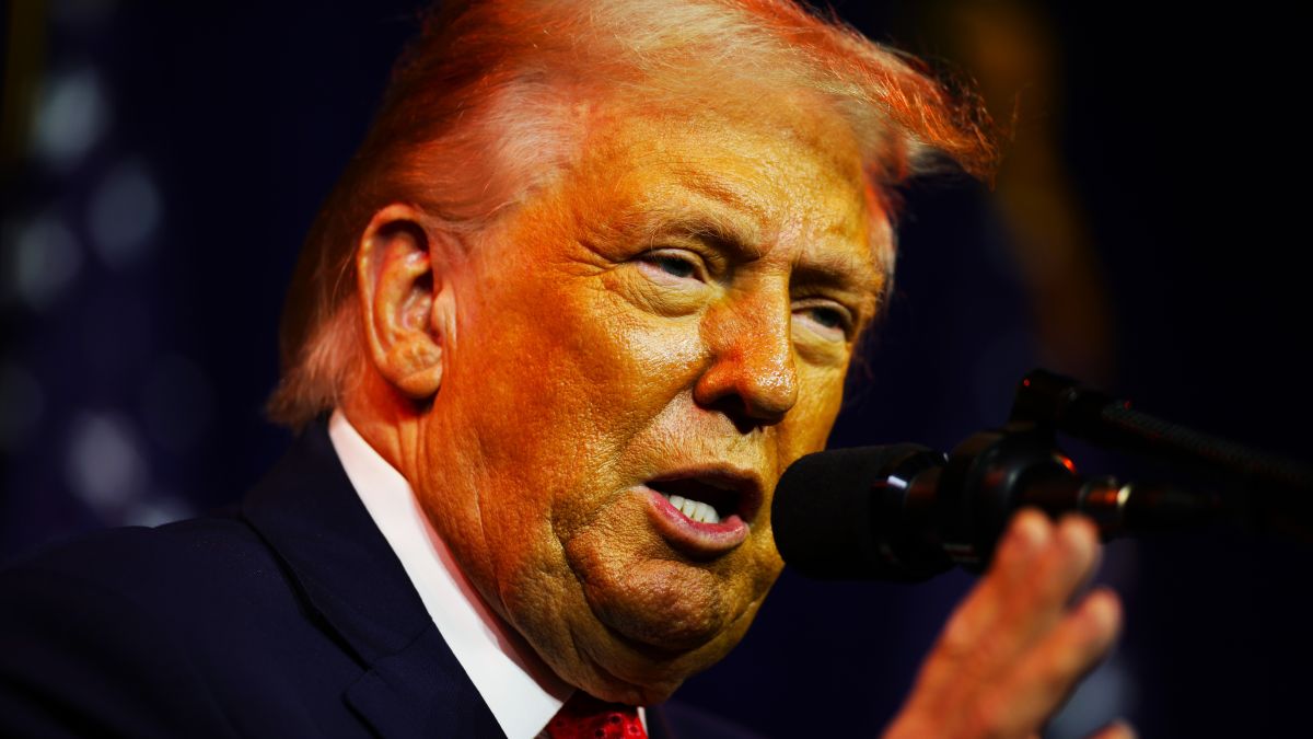 U.S. President Donald Trump addresses a House Republican retreat at The John F. Kennedy Center for the Performing Arts on January 06, 2026 in Washington, DC. House Republicans will discuss their 2026 legislative agenda at the meeting. (Photo by Alex Wong/Getty Images)