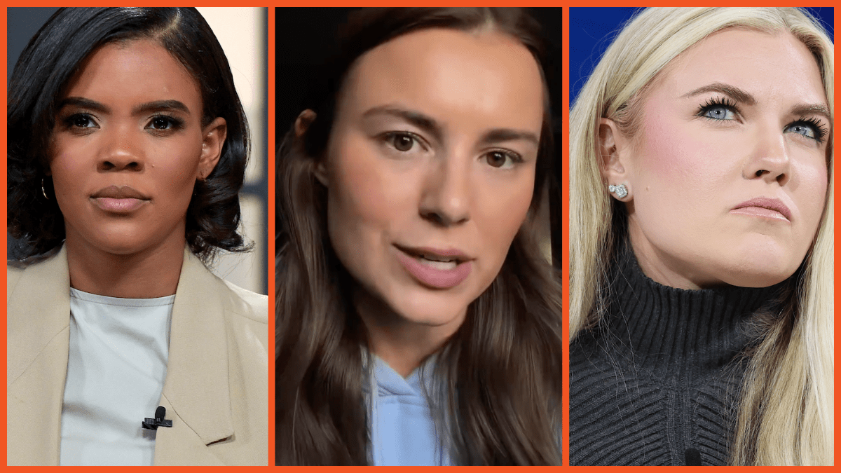 Candace Owens, Aubrey Laitsch, Erika Kirk, via X, Getty Images, Jason Davis, Michael M. Santiago