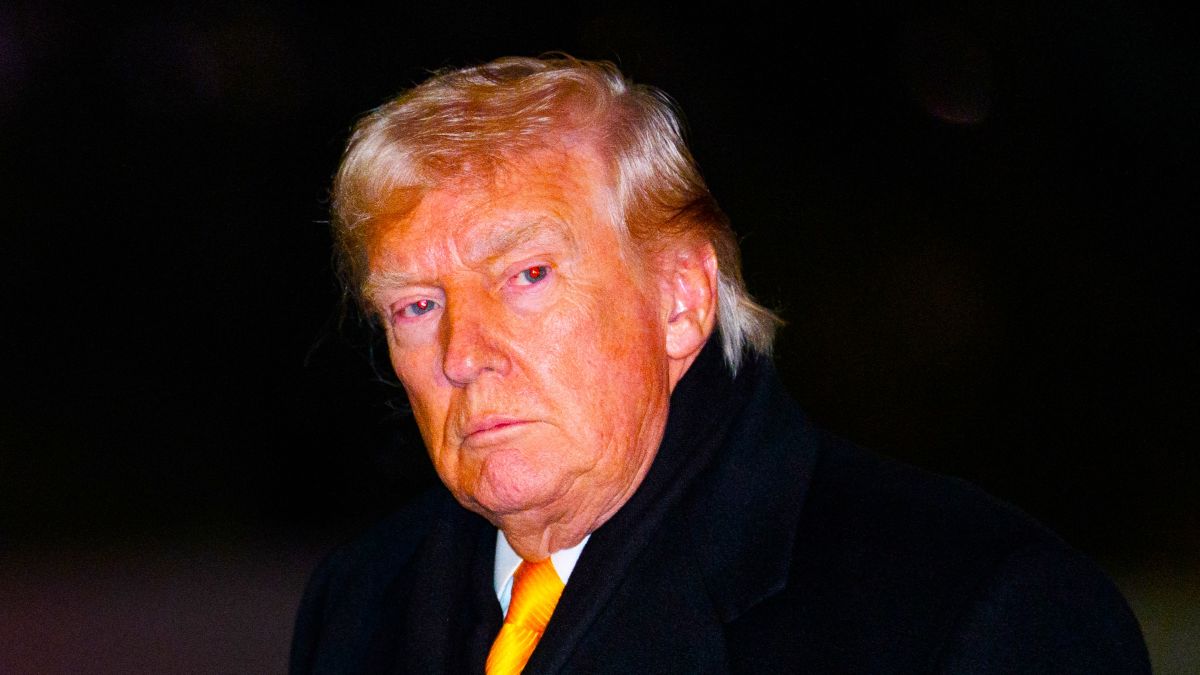 US President Donald Trump walks on the South Lawn of the White House after arriving on Marine One on February 9, 2026 in Washington, DC. President Trump is returning from Florida after spending the weekend at Mar-a-Lago.(Photo by Aaron Schwartz/Getty Images)
