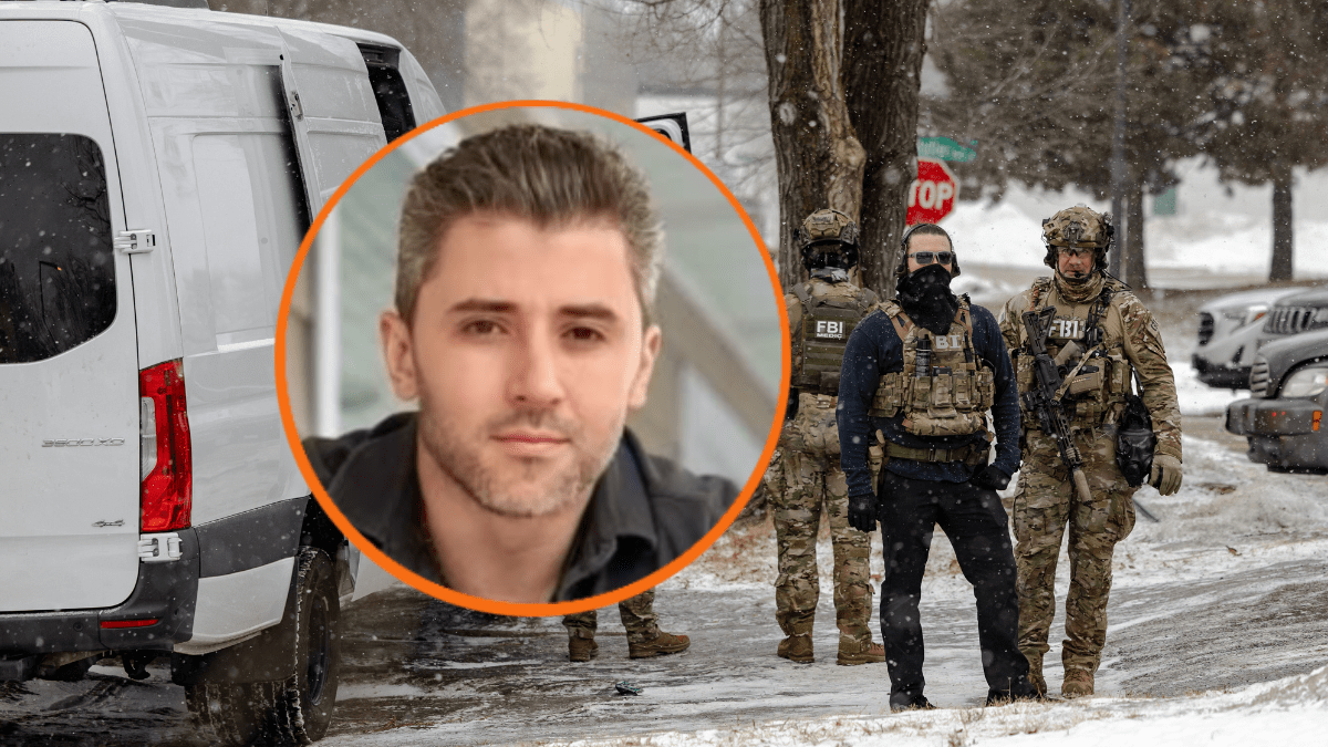 ederal agents stand guard in a parking lot after a raid took place in the apartment complex behind them on January 16, 2026 in St. Paul, Minnesota. According to reports, a federal agent allegedly fatally shot a woman in her car during an incident in south Minneapolis. (Photo by Jim Vondruska/Getty Images)