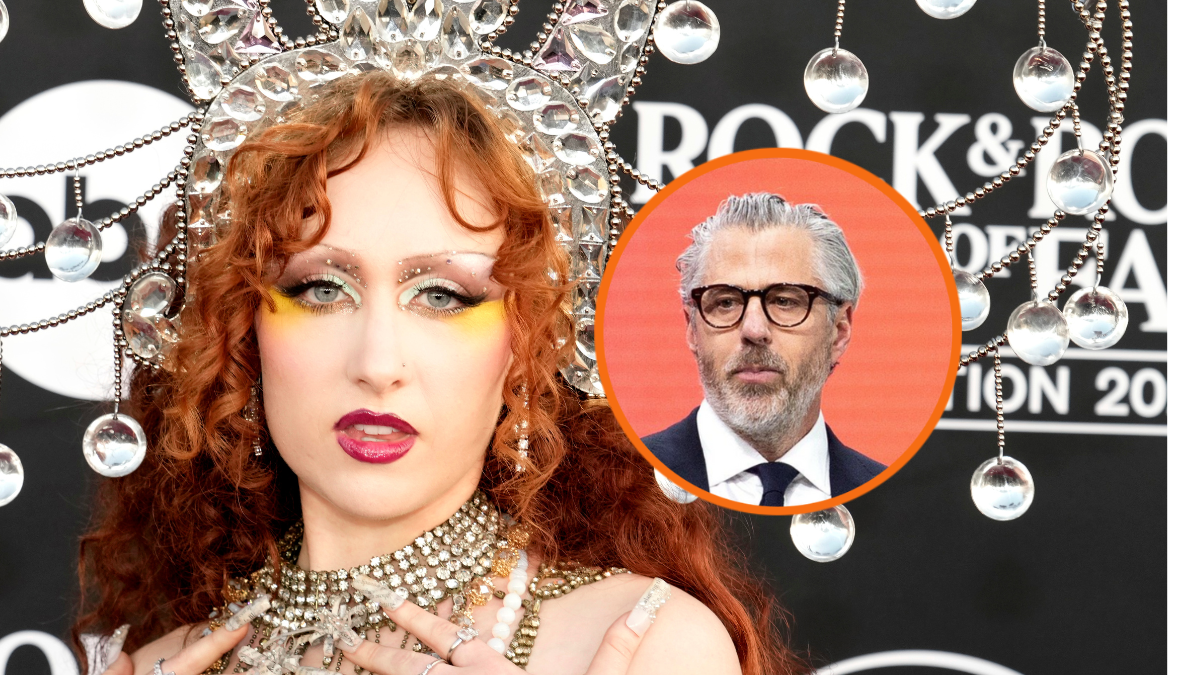 Chairman of LA28 Casey Wasserman speaks during the IOC Session at the Main Media Centre MPC at Allianz MiCo on February 03, 2026 in Milan, Italy. (Photo by Andreas Rentz/Getty Images) / Chappell Roan attends the 2025 Rock & Roll Hall Of Fame Induction Ceremony at Peacock Theater on November 08, 2025 in Los Angeles, California. (Photo by Jeff Kravitz/FilmMagic)