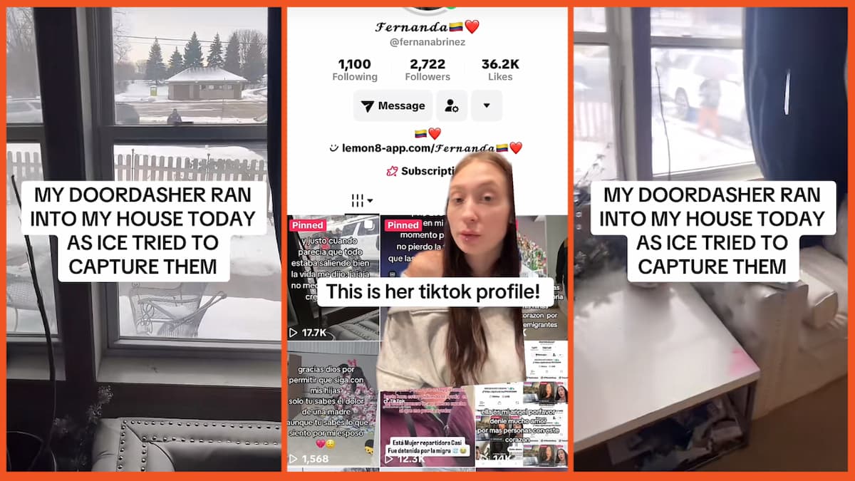 stormibabyy27 records ICE agents outside her house