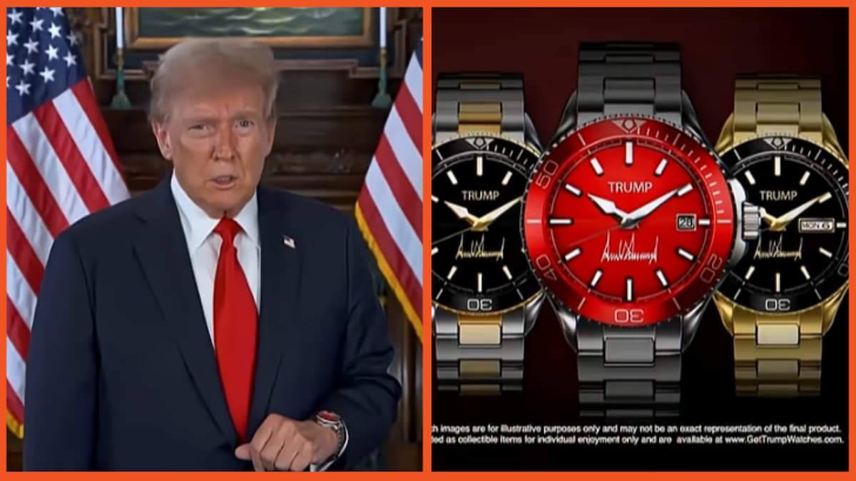 Donald Trump watches