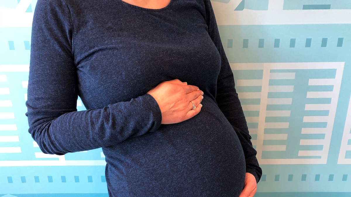 Pregnant woman via Wiki Commons NIAID