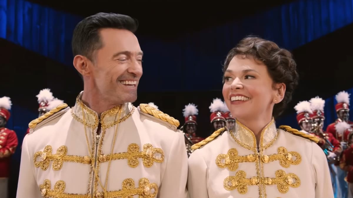 Hugh Jackman, Sutton Foster in The Music Man on Broadway