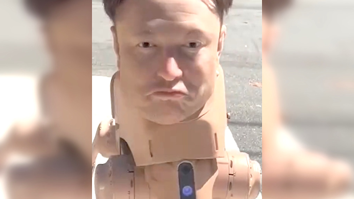 Elon Musk Beeple Dog via ABC7 News