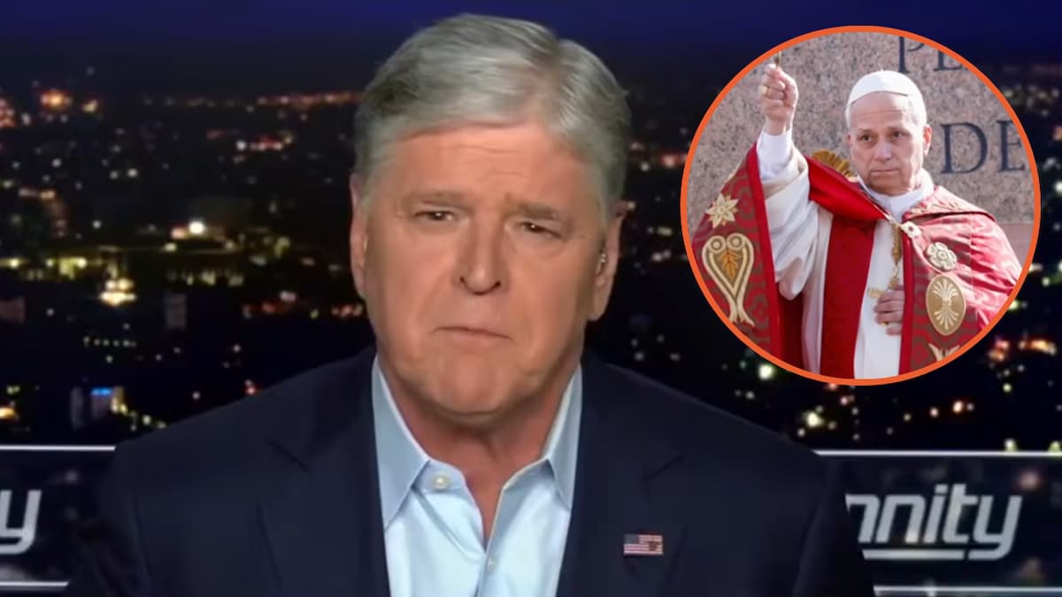 Sean Hannity and Pope Leo XIV