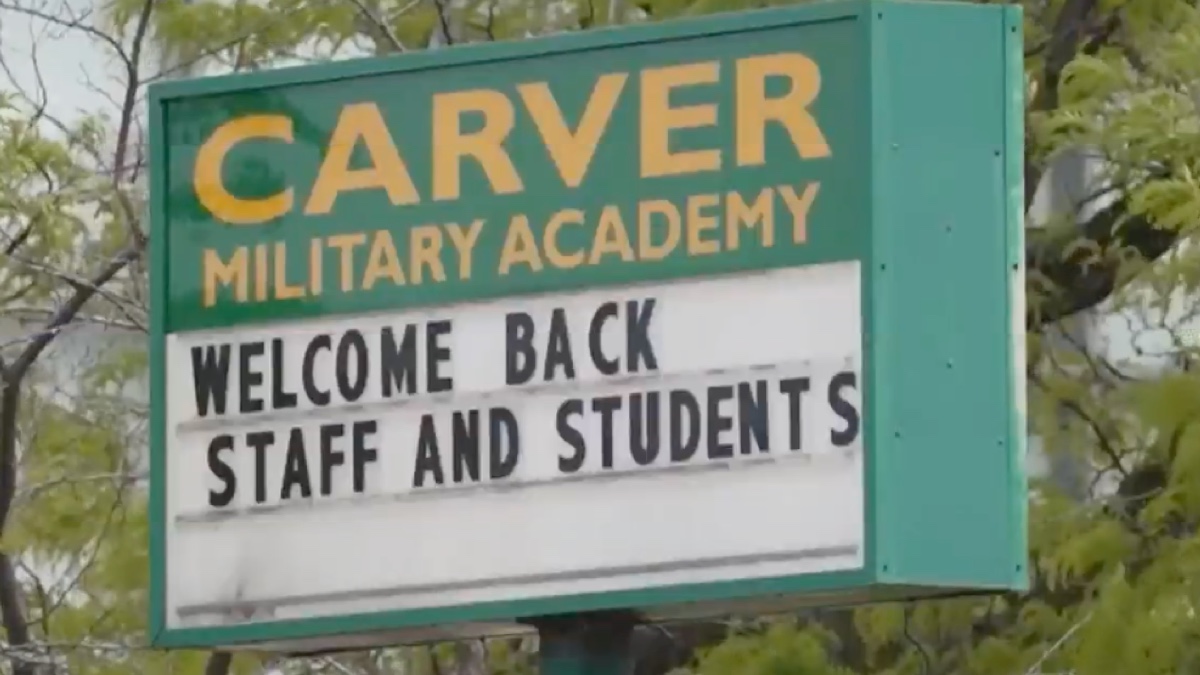 Carver Military Academy via NBC Chicago, YouTube