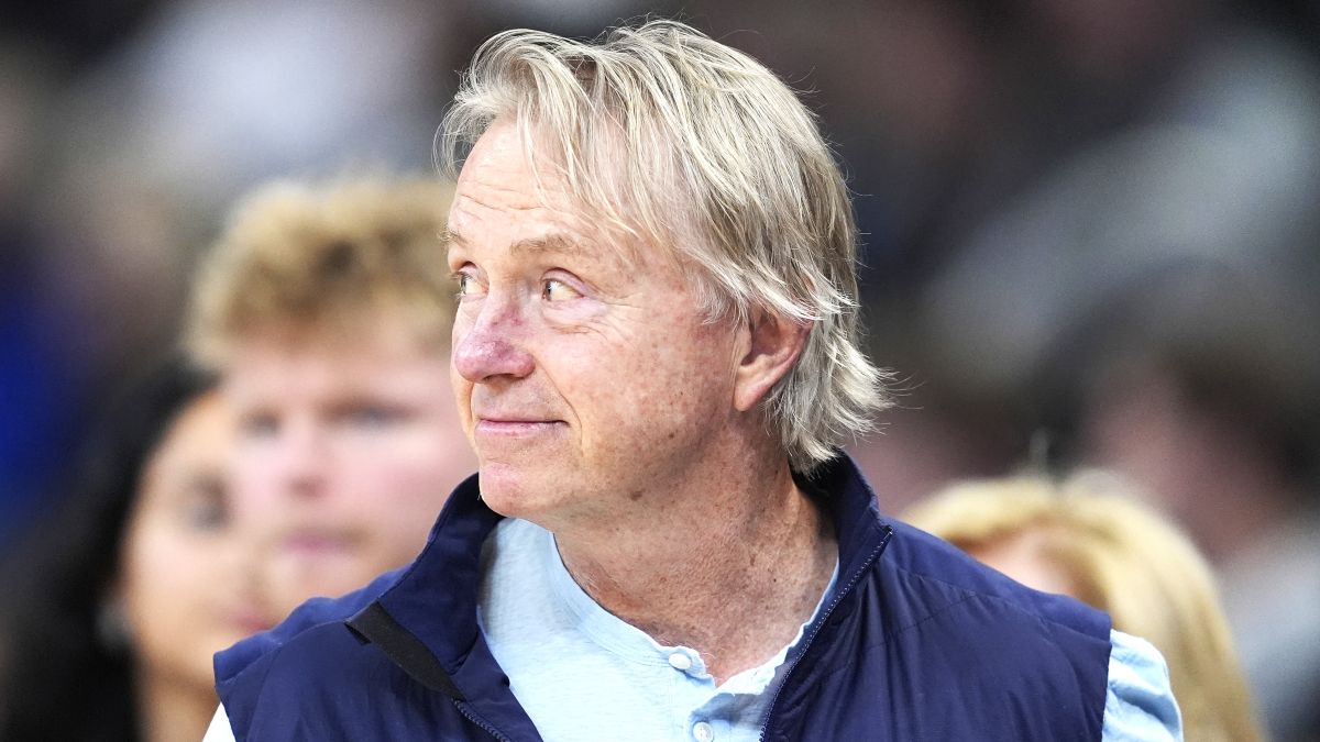 Milwaukee Bucks co-owner Wes Edens looks on during an NBA basketball game between the San Antonio Spurs and the Milwaukee Bucks at Fiserv Forum on March 28, 2026 in Milwaukee, Wisconsin. NOTE TO USER: User expressly acknowledges and agrees that, by downloading and or using this photograph, User is consenting to the terms and conditions of the Getty Images License Agreement. (Photo by Patrick McDermott/Getty Images)