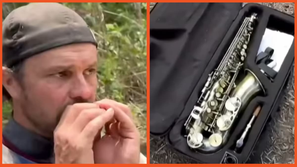 Matthew explaining how he was rescued from Taiwan wilderness.