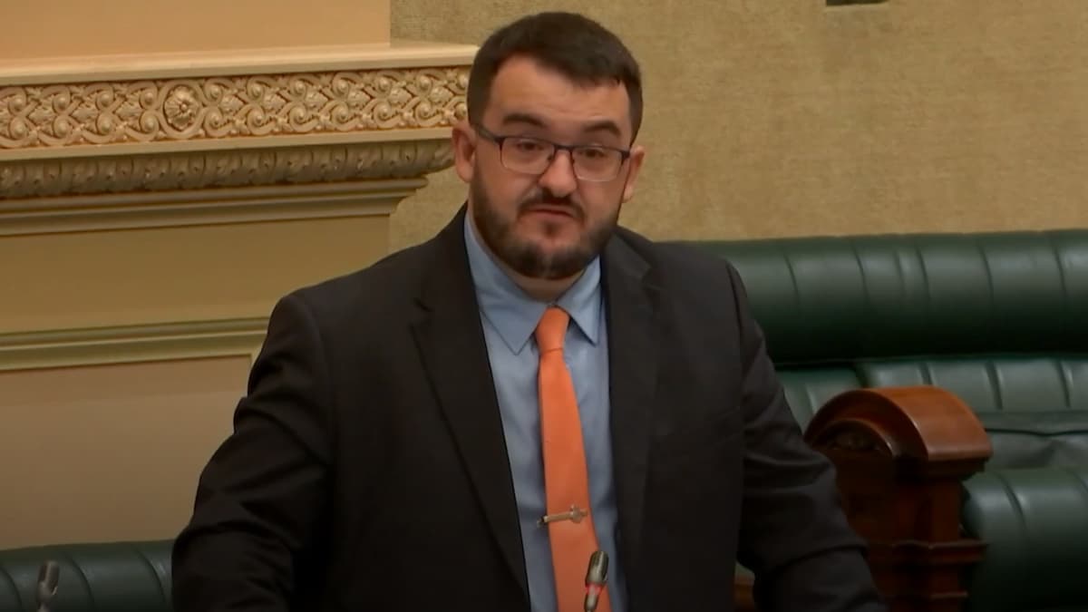 Jason Virgo in the South Australian House of Assembly.