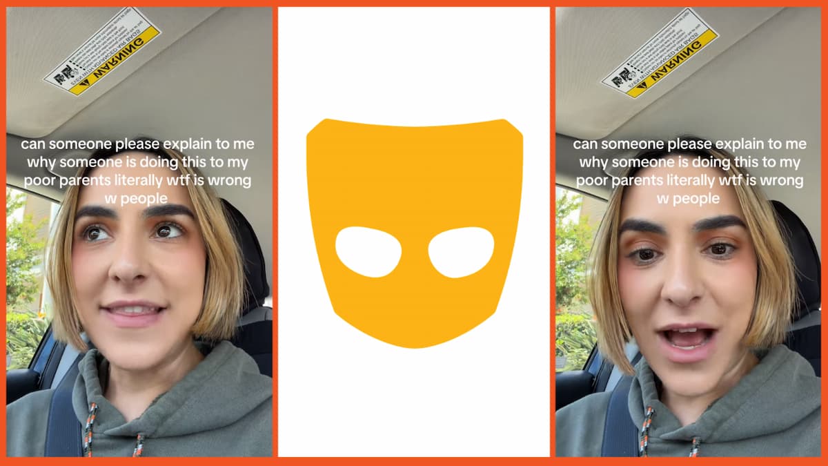 halabackgirrl on TikTok and Grindr logo