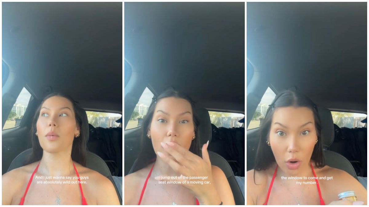 Canadian woman visits Florida and sees a man jump out of a moving car window to get her number: ‘If he wanted to, he would’