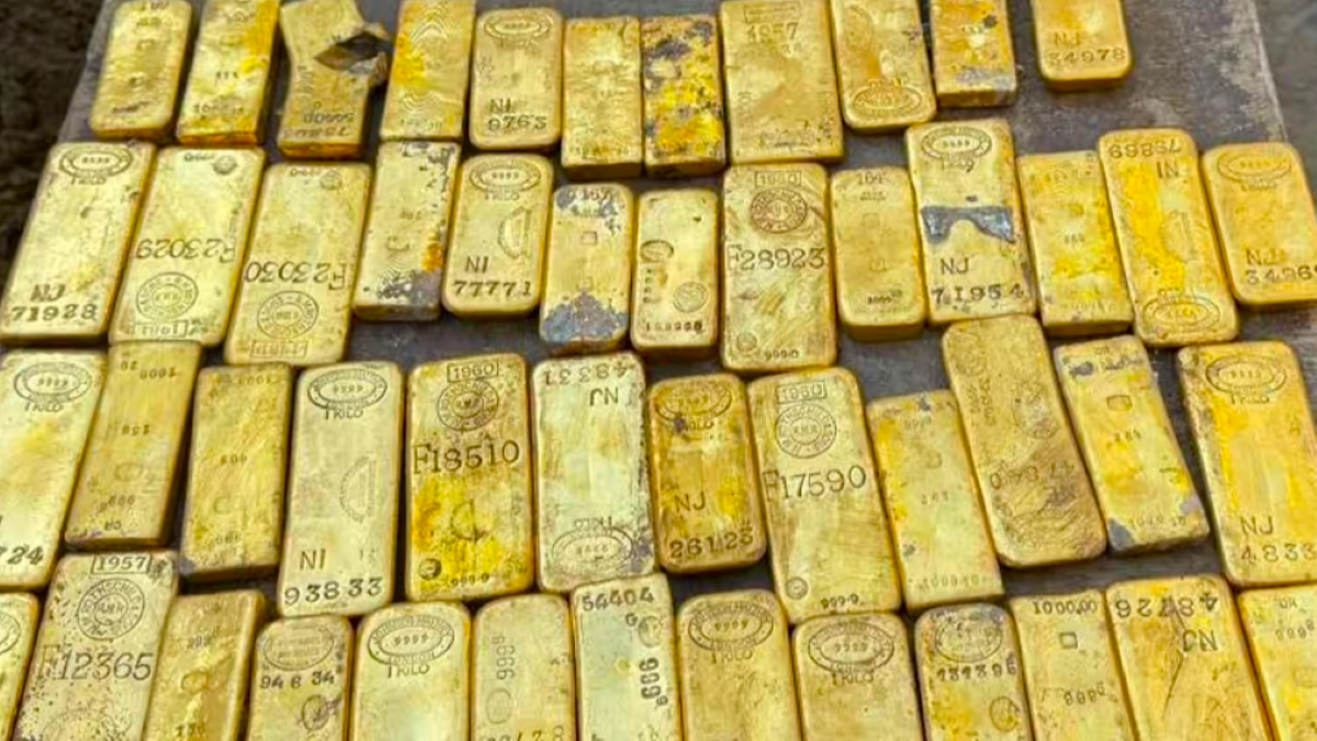 Gold bars discovered in a wall in East Flanders