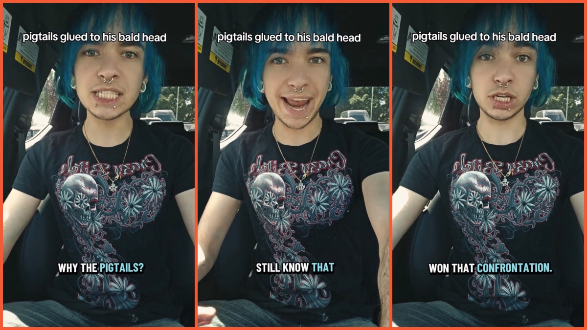 Man asks a retail worker a backhanded question about wearing their hair up in pigtails, but gets defeated at his own game: ‘It’s for aerodynamics’