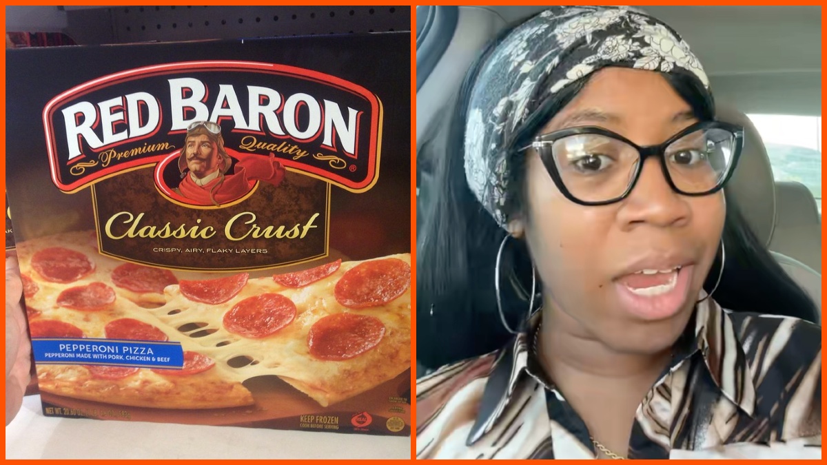 Red Baron Frozen Pizza, Image by JeepersMedia, CC BY 2.0., Nara @narasamaaa) via TikTok