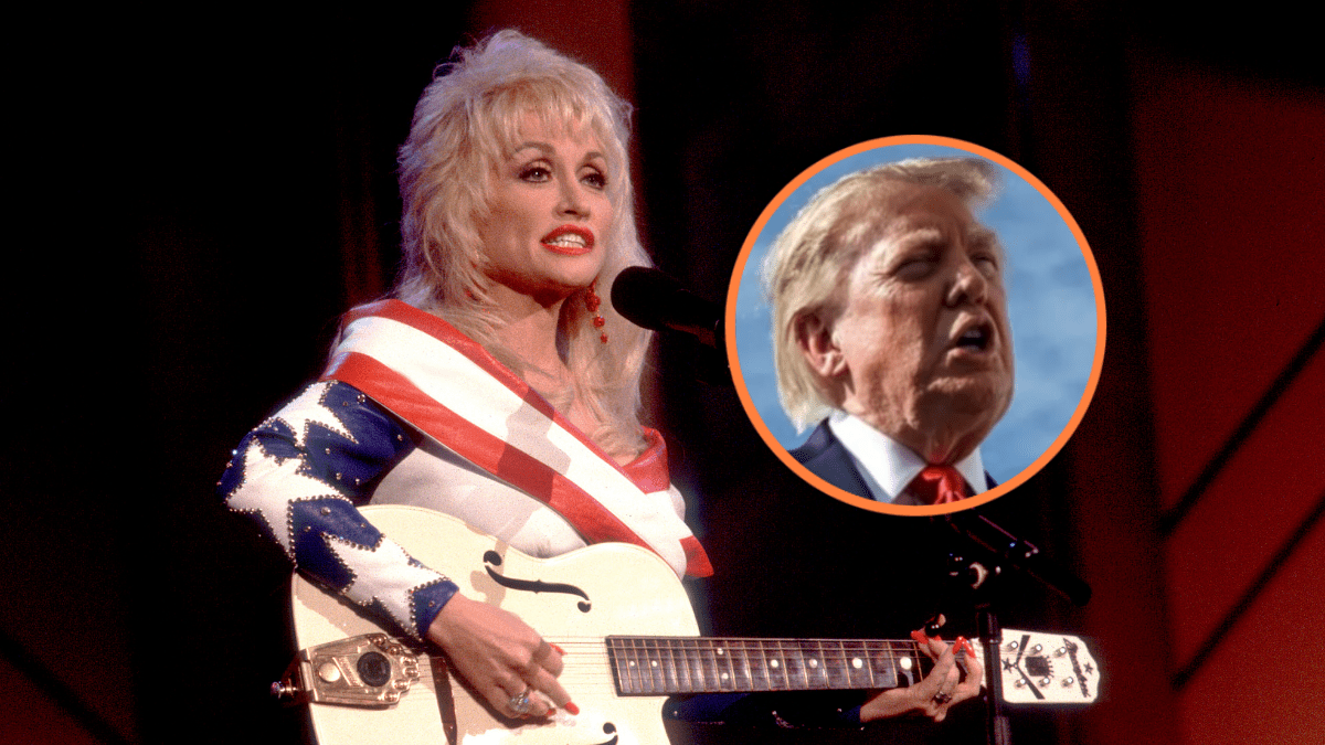 Dolly Parton and Donald Trump