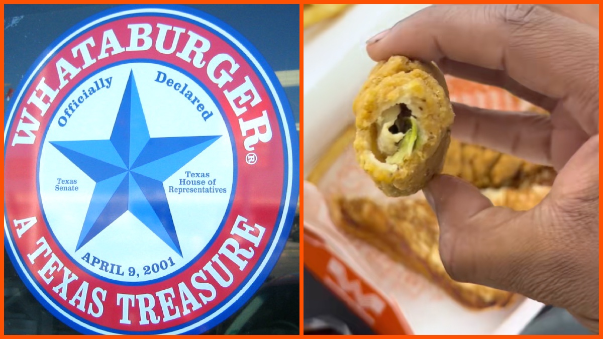 Whataburger Logo Photo: Andreas Praefcke, Public domain. Via Wikimedia Commons, Choppedbylee (@choppedbylee) via TikTok