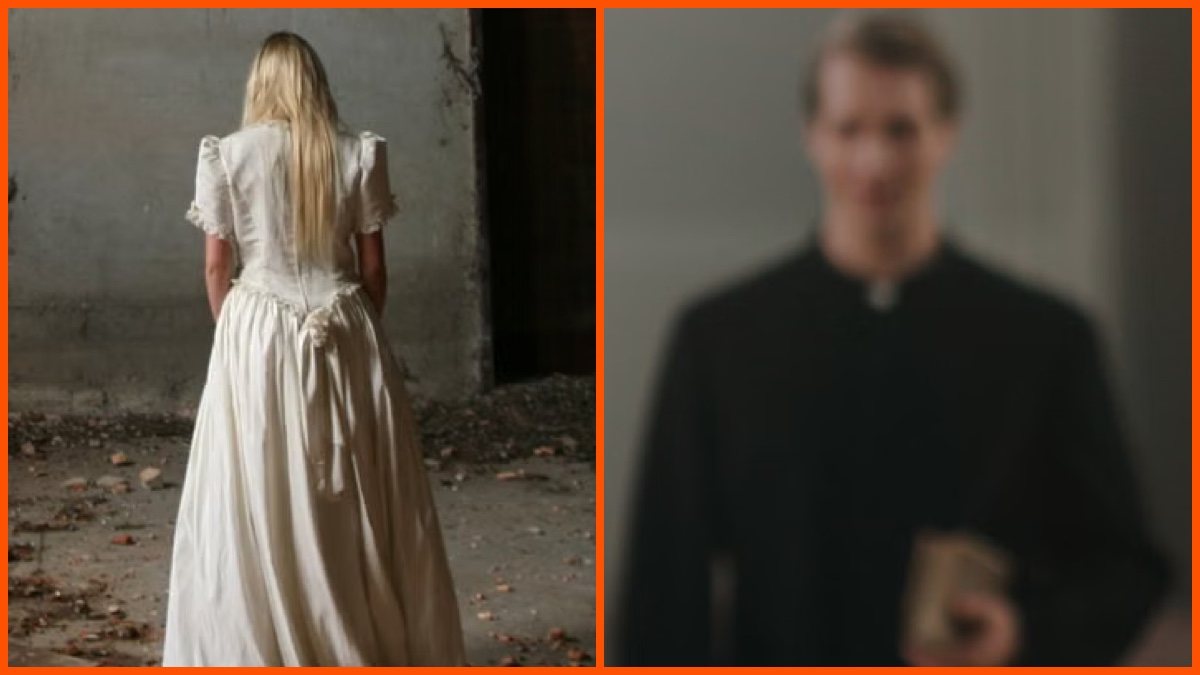 Young girl and priest, Image by cottonbro studio on Pexels, Image by Rene Terp on Pexels.