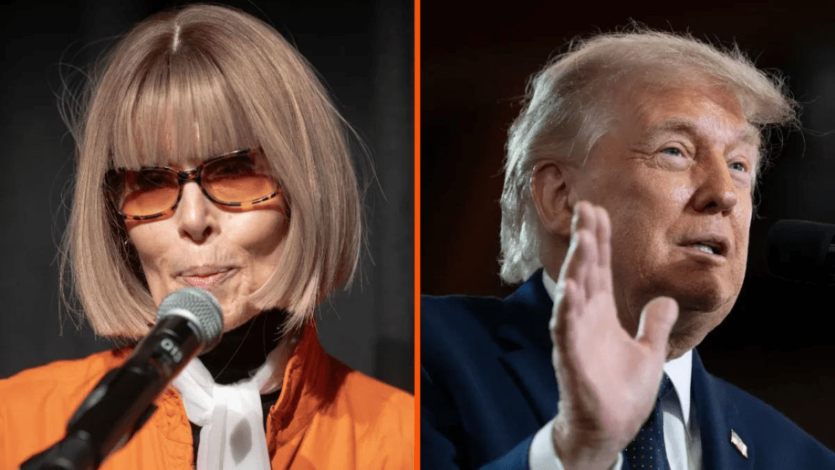 Donald Trump and E Jean Carroll