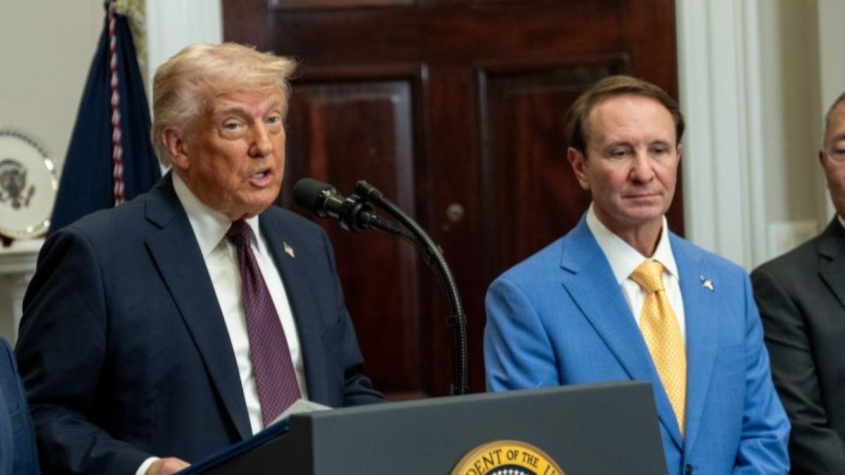 Donald Trump and Jeff Landry