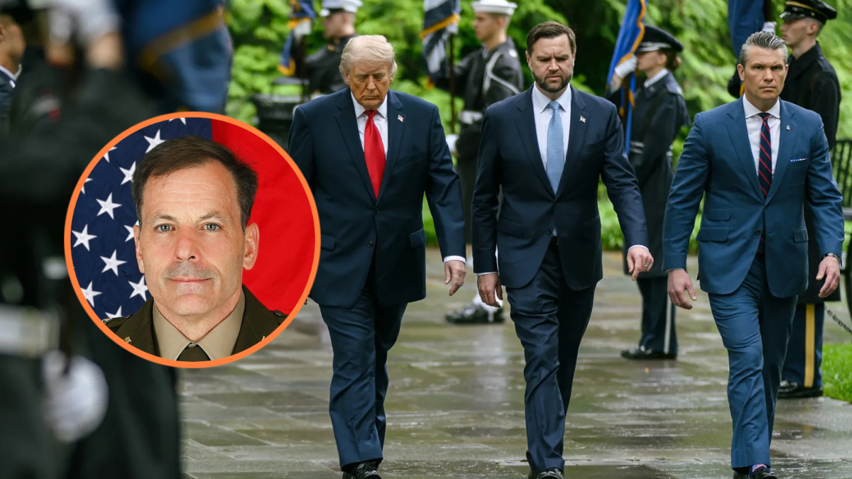 Gen Donahue, Donald Trump, JD Vance and Pete Hegseth